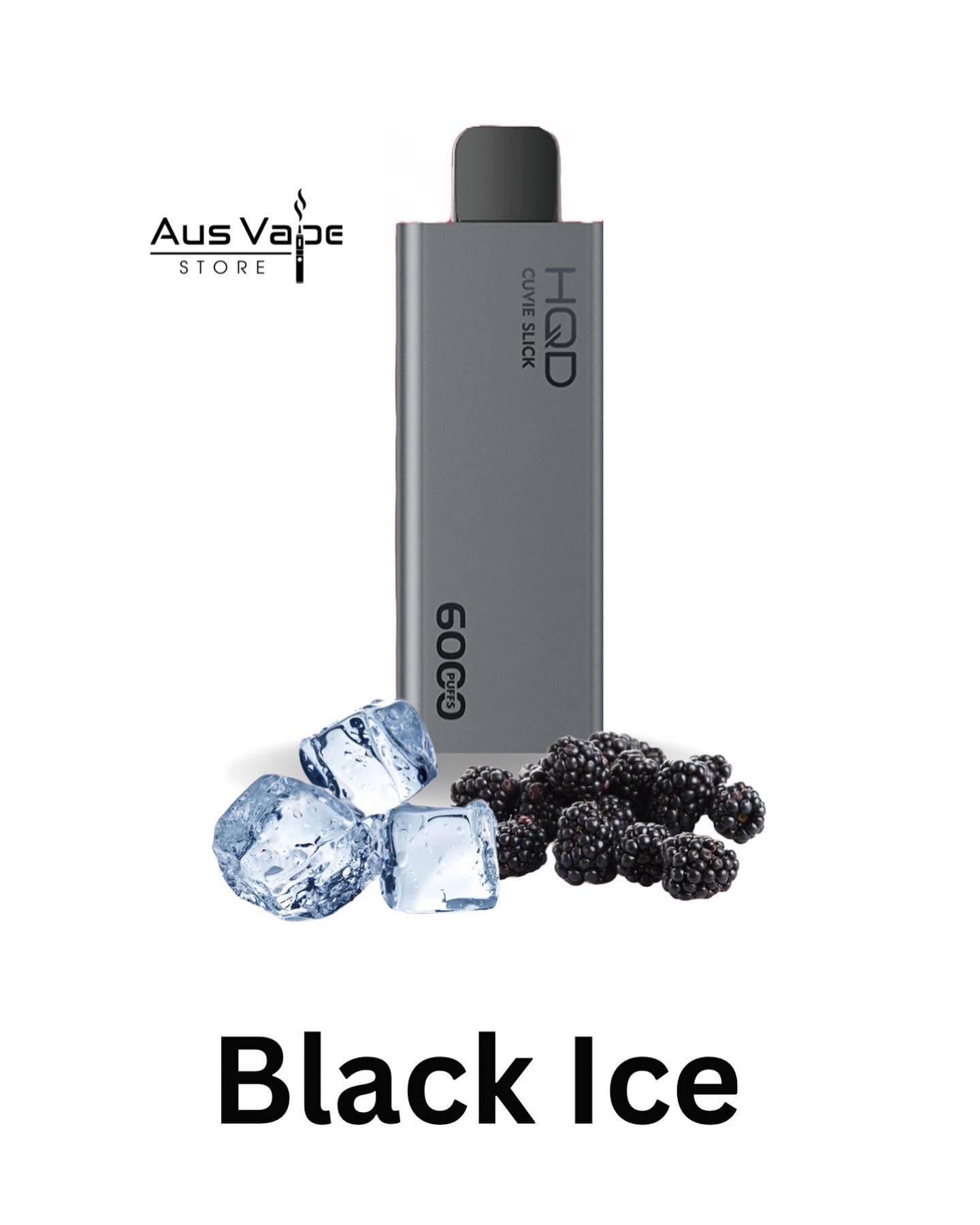 HQD CUVIE SLICK – BLACK ICE – 6000 PUFFS