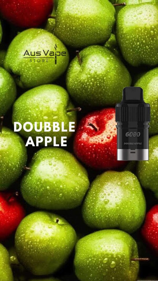 IGET BAR PLUS POD ONLY – DOUBLE APPLE – 6000 PUFFS