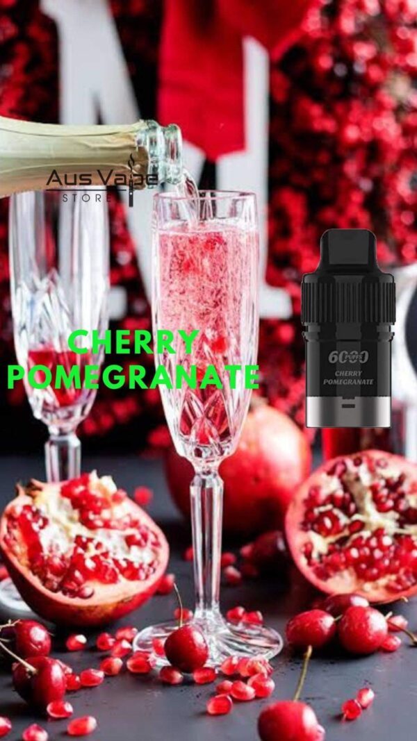 IGET BAR PLUS POD ONLY – CHERRY POMEGRANATE – 6000 PUFFS