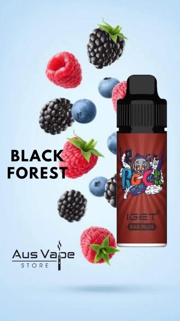 IGET BAR PLUS – BLACK FOREST – 6000 PUFFS