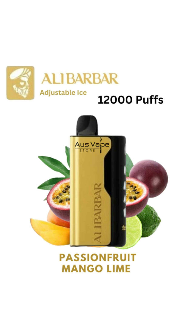 ALIBARBAR ICE ADJUST – PASSIONFRUIT MANGO LIME – 12000 PUFFS